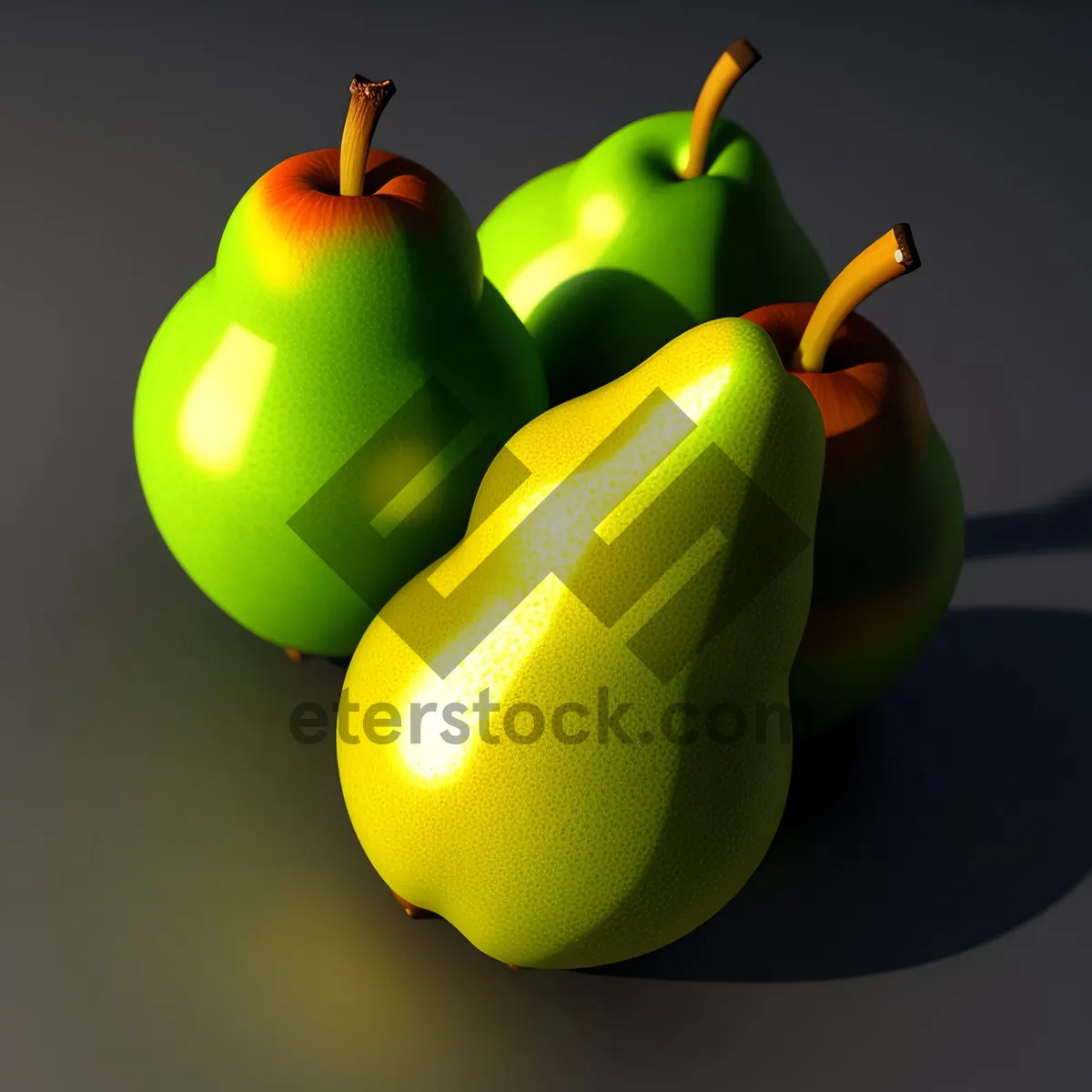 Picture of Fresh and Juicy Granny Smith Apples