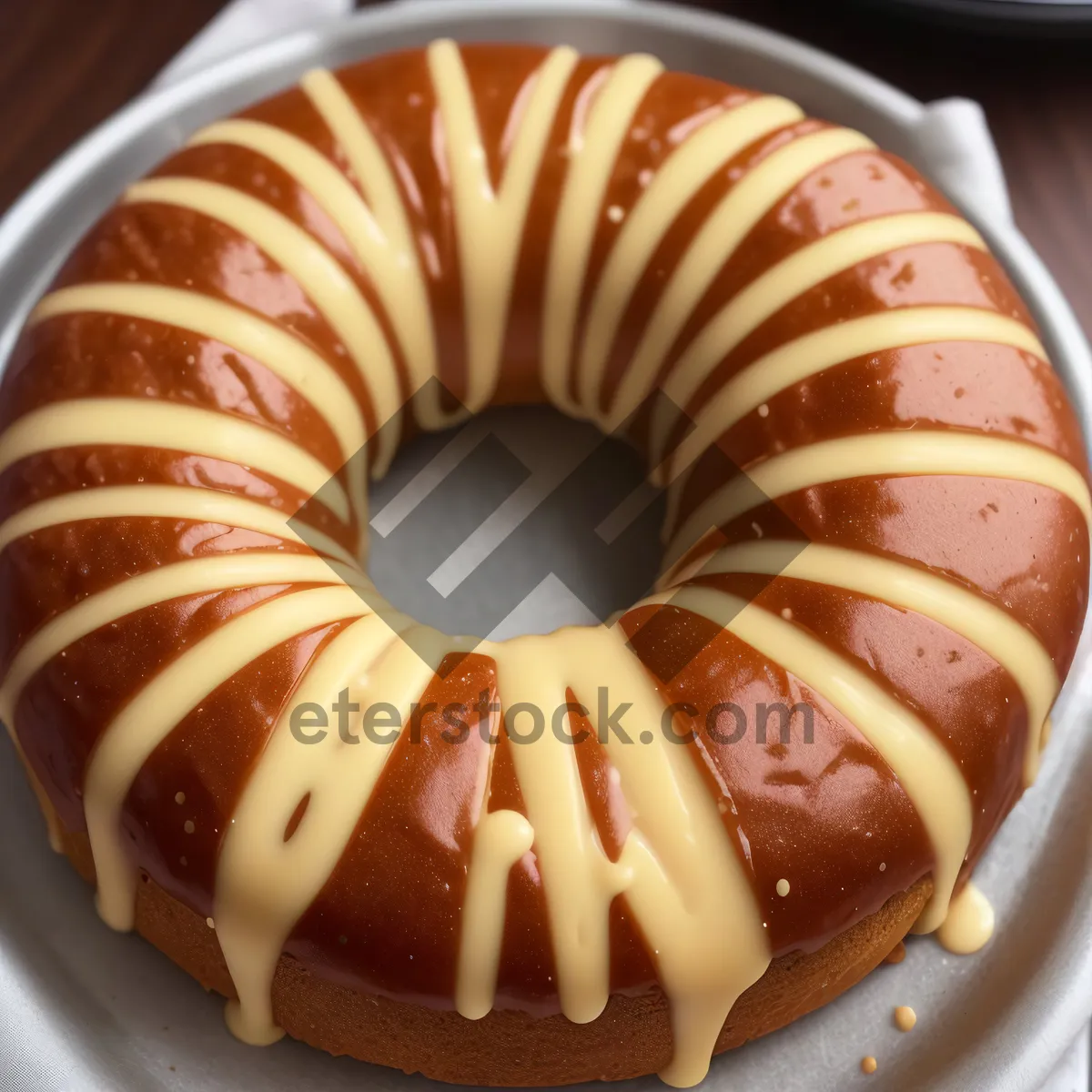 Picture of Delicious Baked Cake for Breakfast: Freshly made Sweet Pastry