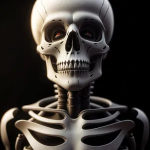 Terrifying 3D Skull Automaton for Spooky Halloween