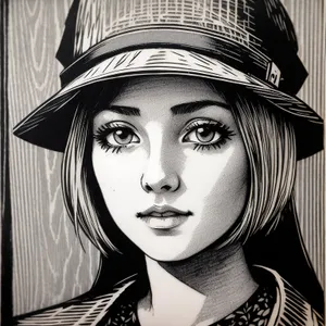 Stunning Fashionable Portrait of Attractive Brunette Lady