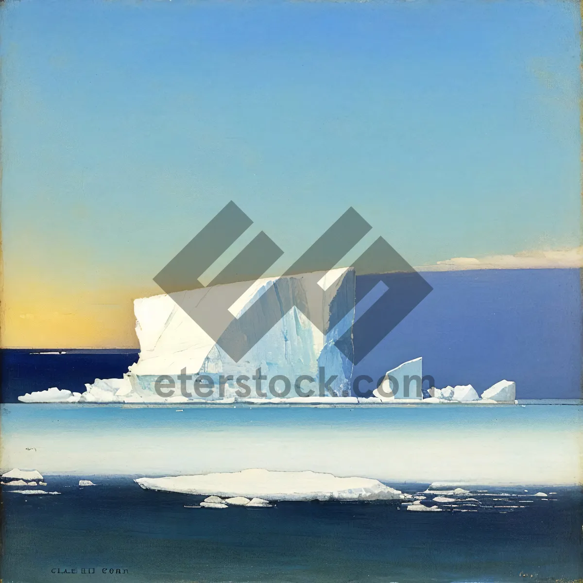 Picture of Tropical Horizon: Ocean, Sky, and Beach Escape