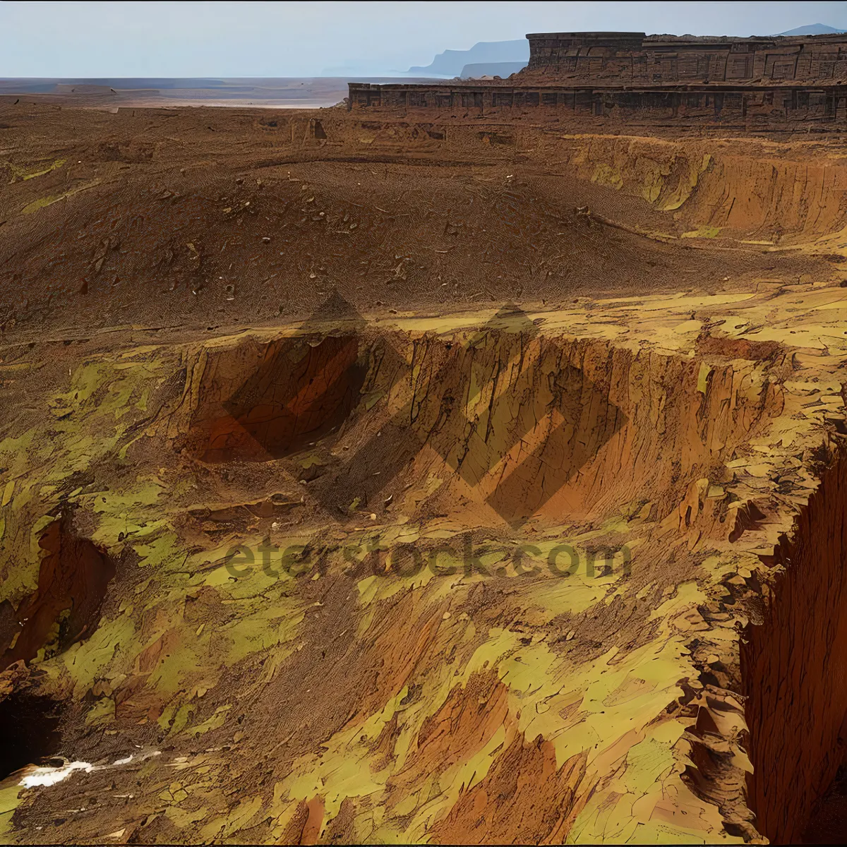 Picture of Scenic Mountain Valley in National Park