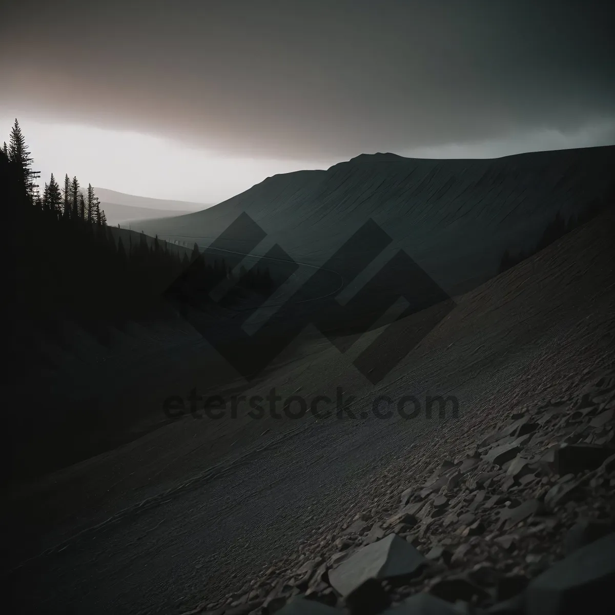 Picture of Snow-capped Peaks in Majestic Highlands