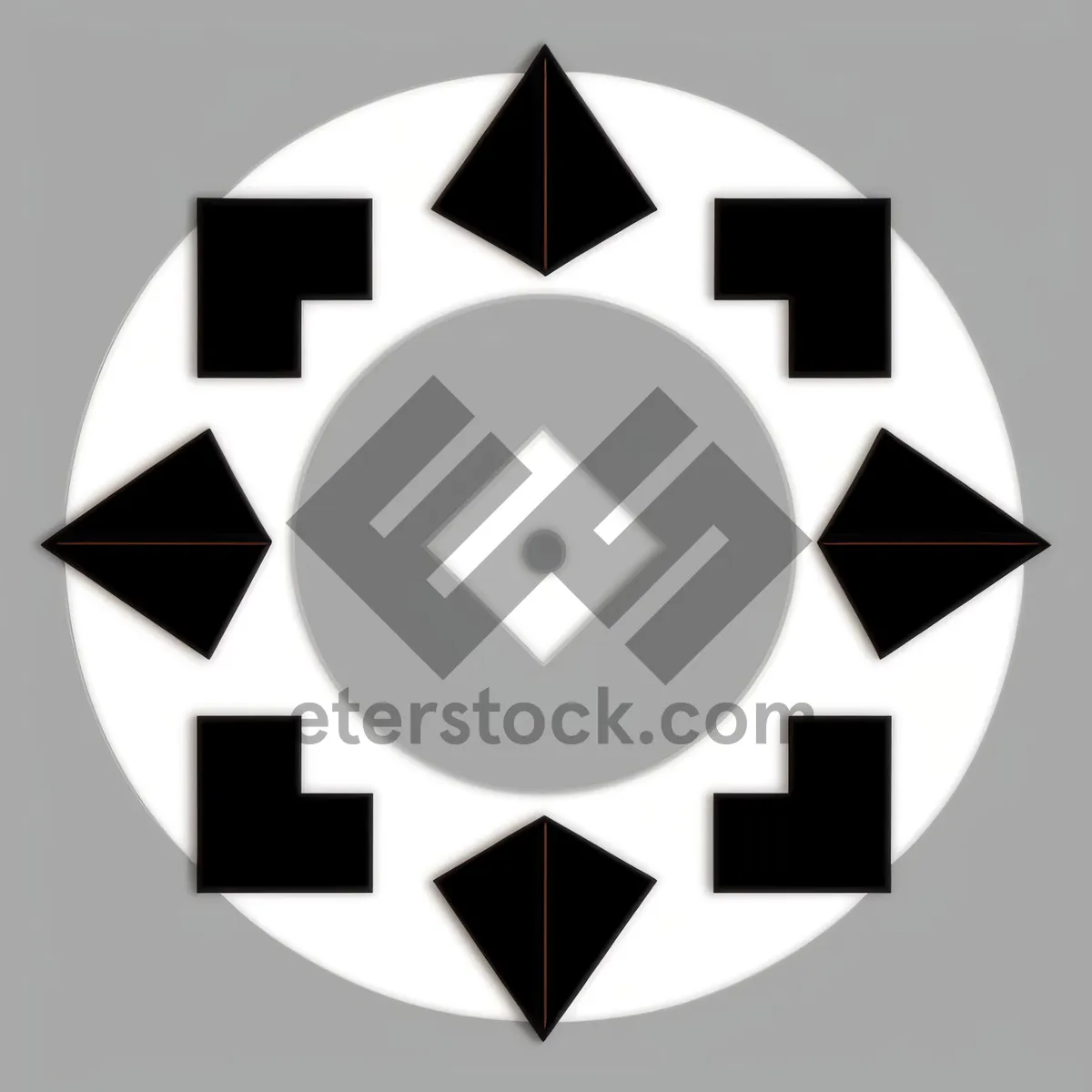 Picture of Diverse 3D Icon Set with Symbolic Heraldry Arrows