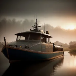 Marina Tugboat in the Harbor