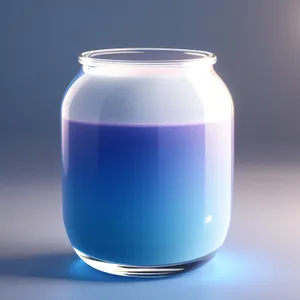 Translucent Glass Jar of Healthy Conserve Beverage