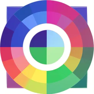 Vibrant Mosaic Graphic - Colorful Art Tile