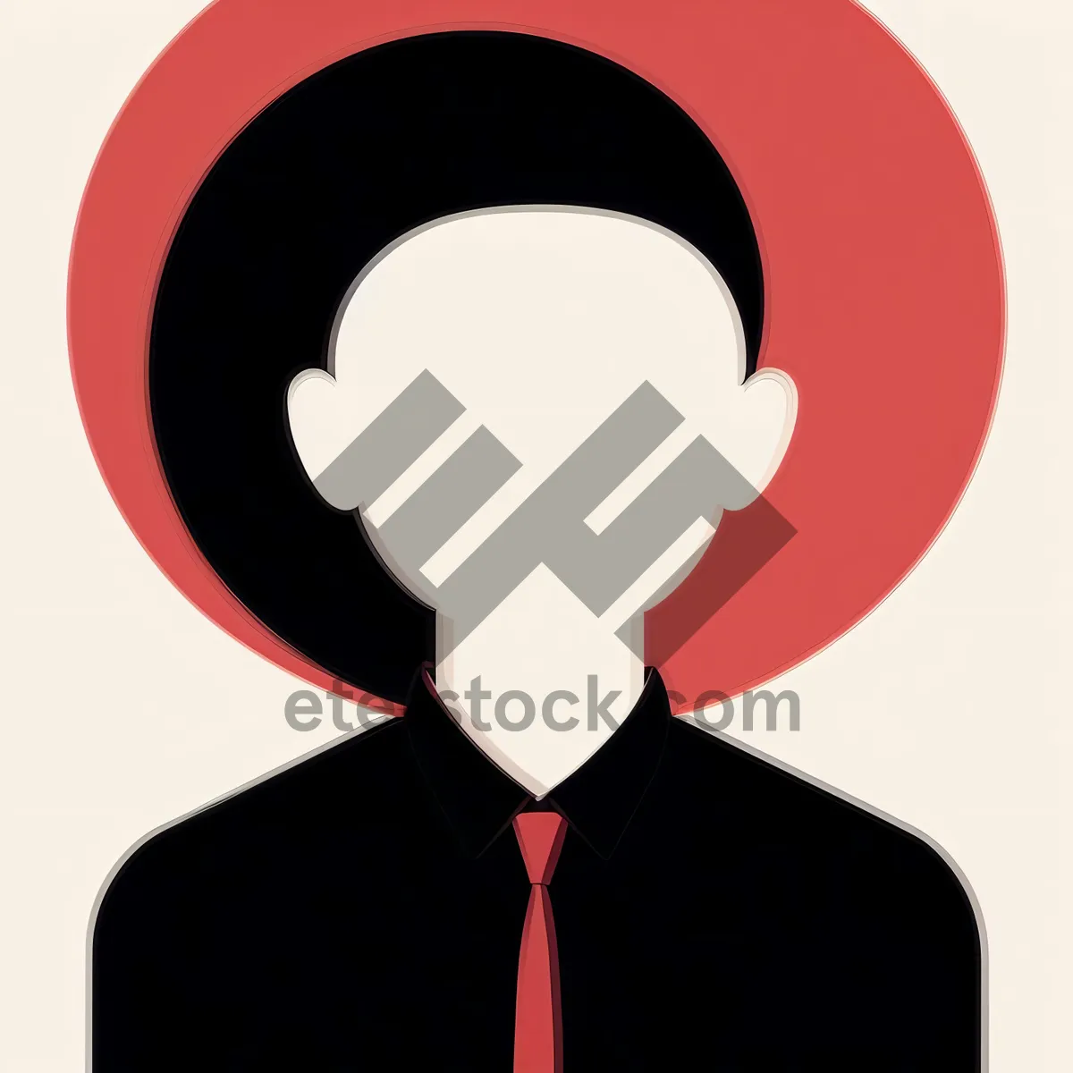 3D Business Icon with Man Holding Heart Symbol