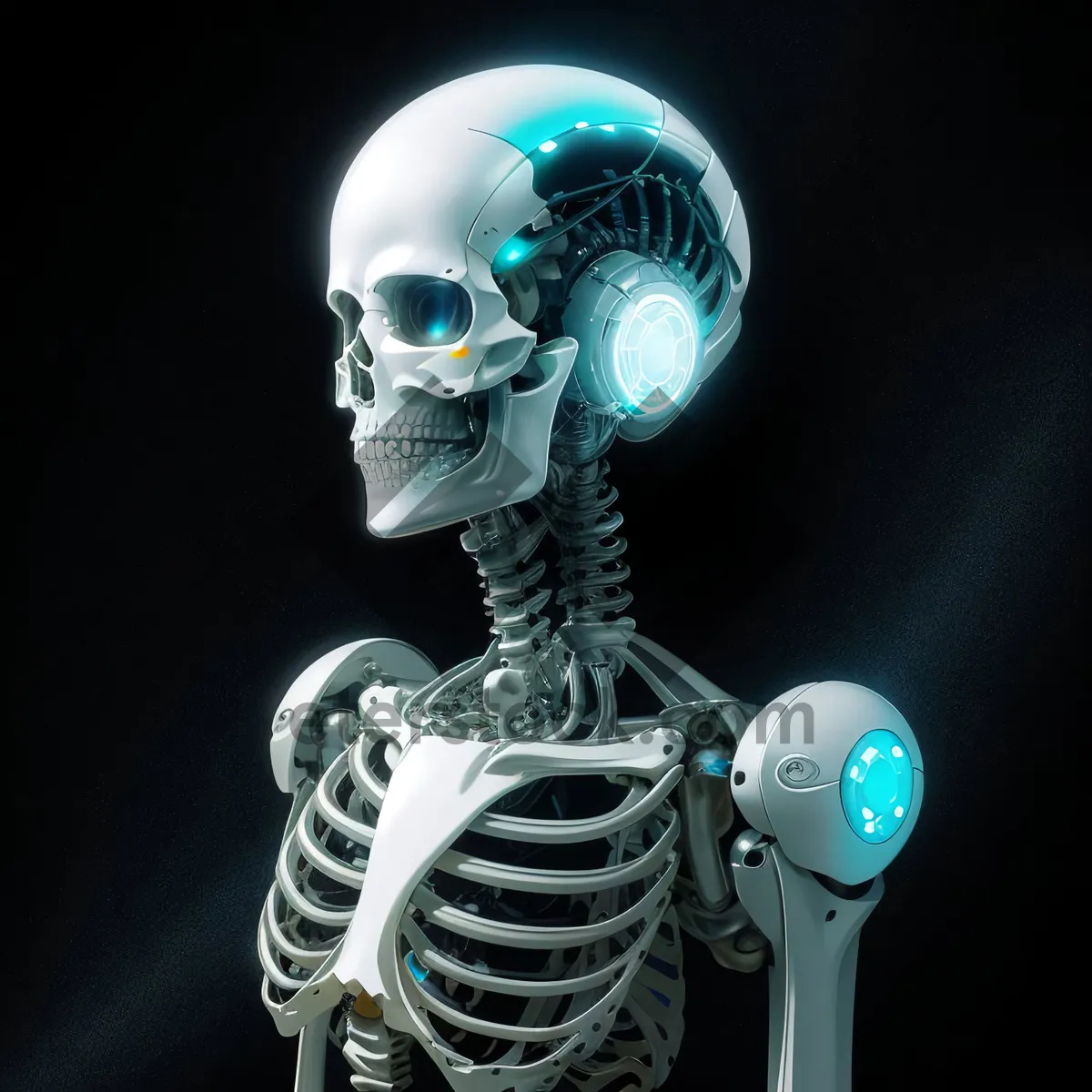 Picture of 3D Mechanism Skeleton Lamp with Spotlight Illumination