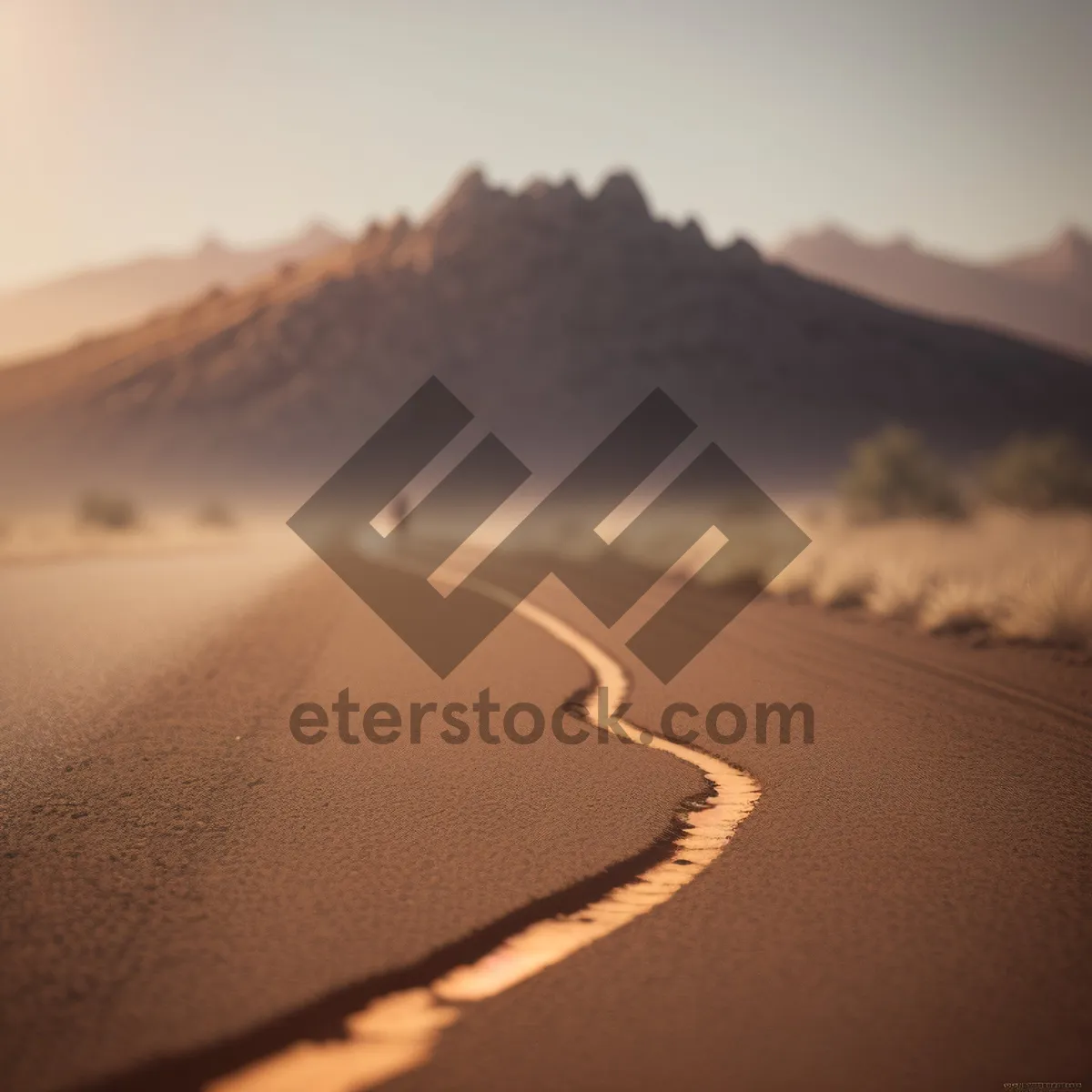 Picture of Vast Desert Dunes with Scenic Sunset