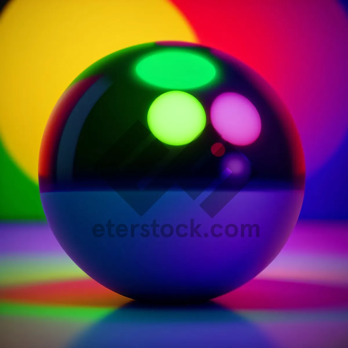 Picture of Shiny Glass Button Set: Vibrant Round Web Icons