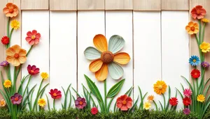 Summer Floral Window Shade Decoration with Sunflowers