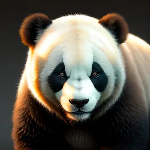 Giant Panda - Majestic Mammal in Wildlife Habitat
