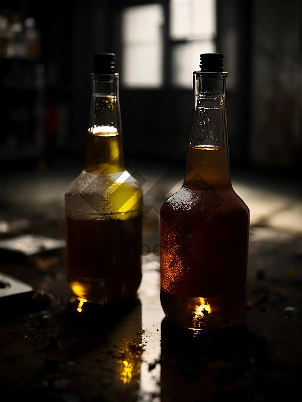 Picture of Golden Lager Bottle - Refreshing Party Beverage