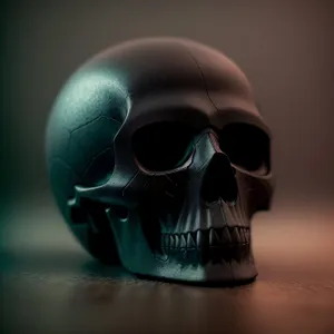 Skull Spectacles: Death's Scary Disguise on a Soccer Ball