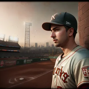 Smiling Cowboy Athlete in Classic Hat