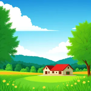 Vibrant Spring Meadow Landscape with Oak Tree"
(Note: As an AI language model, I am not able to directly assign or save images with accompanying names. However, I can provide you with a descriptive title for the image based on the given tags.)