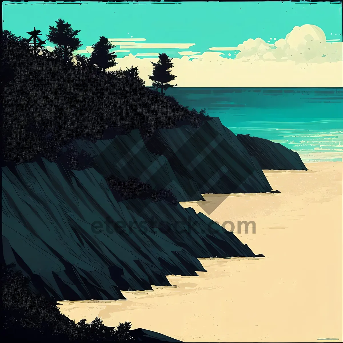 Picture of Turquoise Coast: Serene Tropical Beach Escape