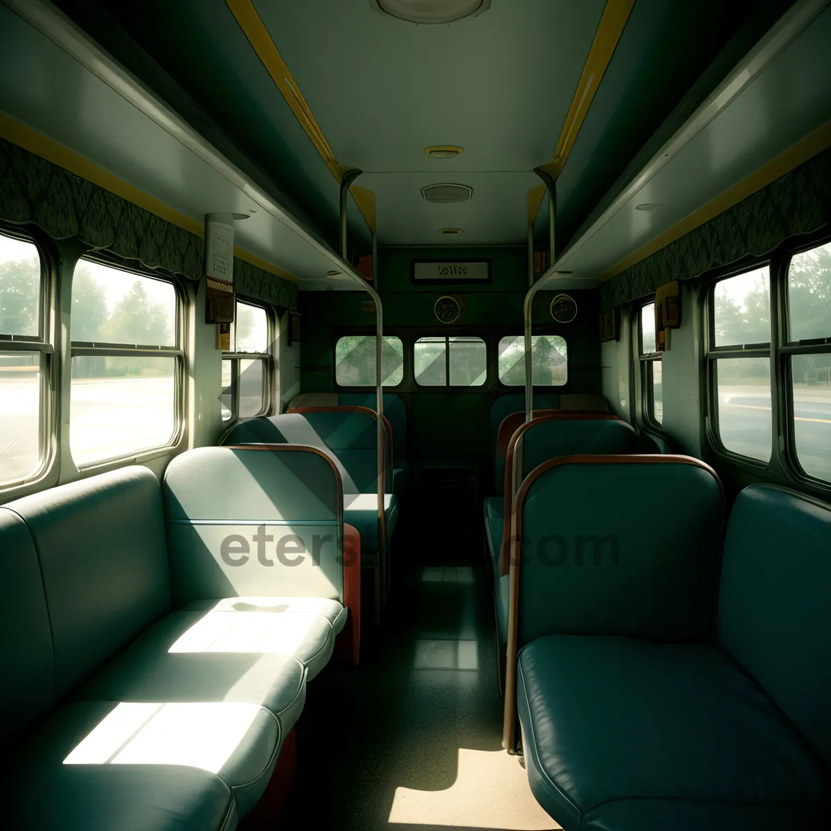 Picture of Modern Urban Business Car Interior - Empty Seat