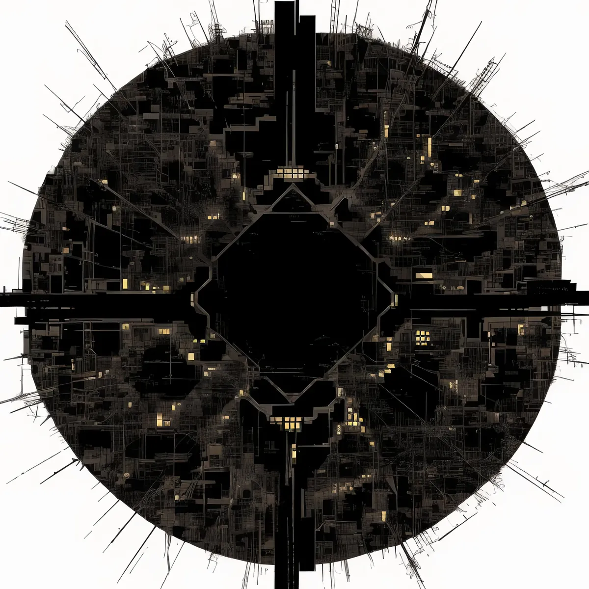 Picture of Parabolic reflector for radio telescope imaging.