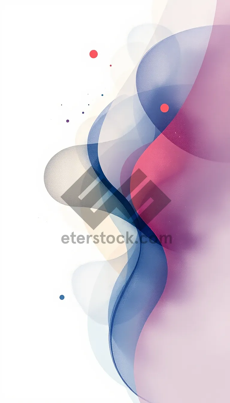 Picture of Graphic Man in 3D Abstract Wave Pattern Design