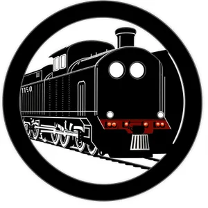 Acoustic Symbol Round Button - Black Shiny Design