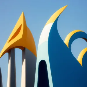 Modern graphic design symbol and sign