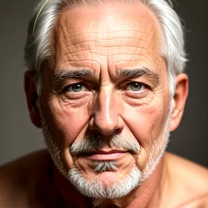 Smiling senior businessman with glasses - Portrait of a happy elderly gentleman