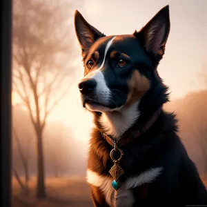Adorable Border Collie Puppy - Purebred Canine Portrait