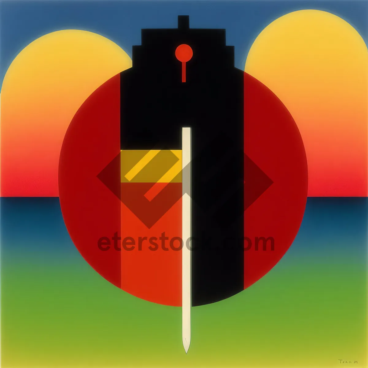 Picture of Shiny Country Flag Icon Design