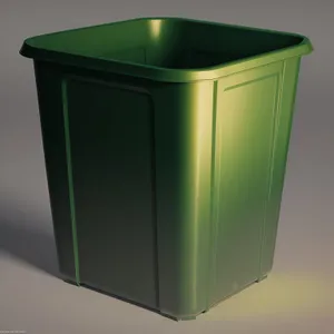 3D Ashcan Container Box - Object Package Bin