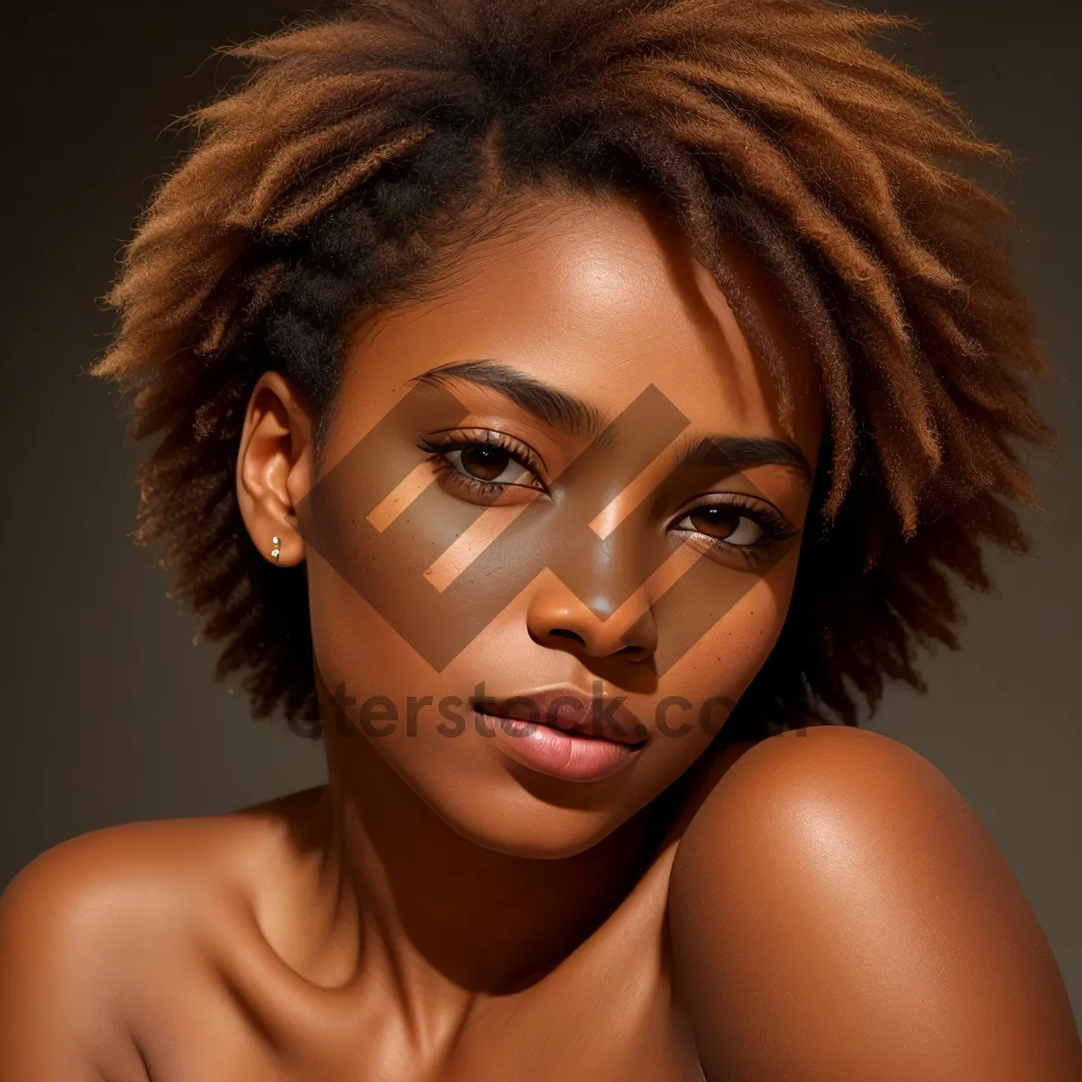 Picture of Sensual Afro-Beauty with Attractive Posing