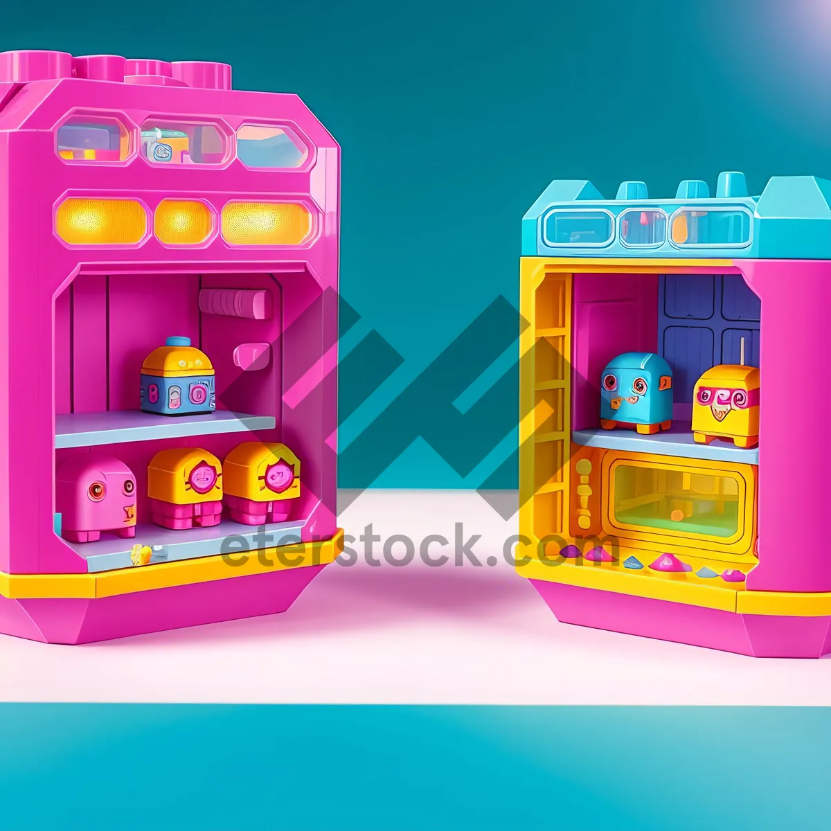 Picture of Colorful Jelly Plaything - Happy Cartoon Substance Toy.