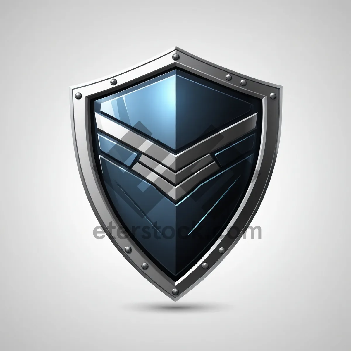 Picture of Glossy 3D design set of shiny emblem icons