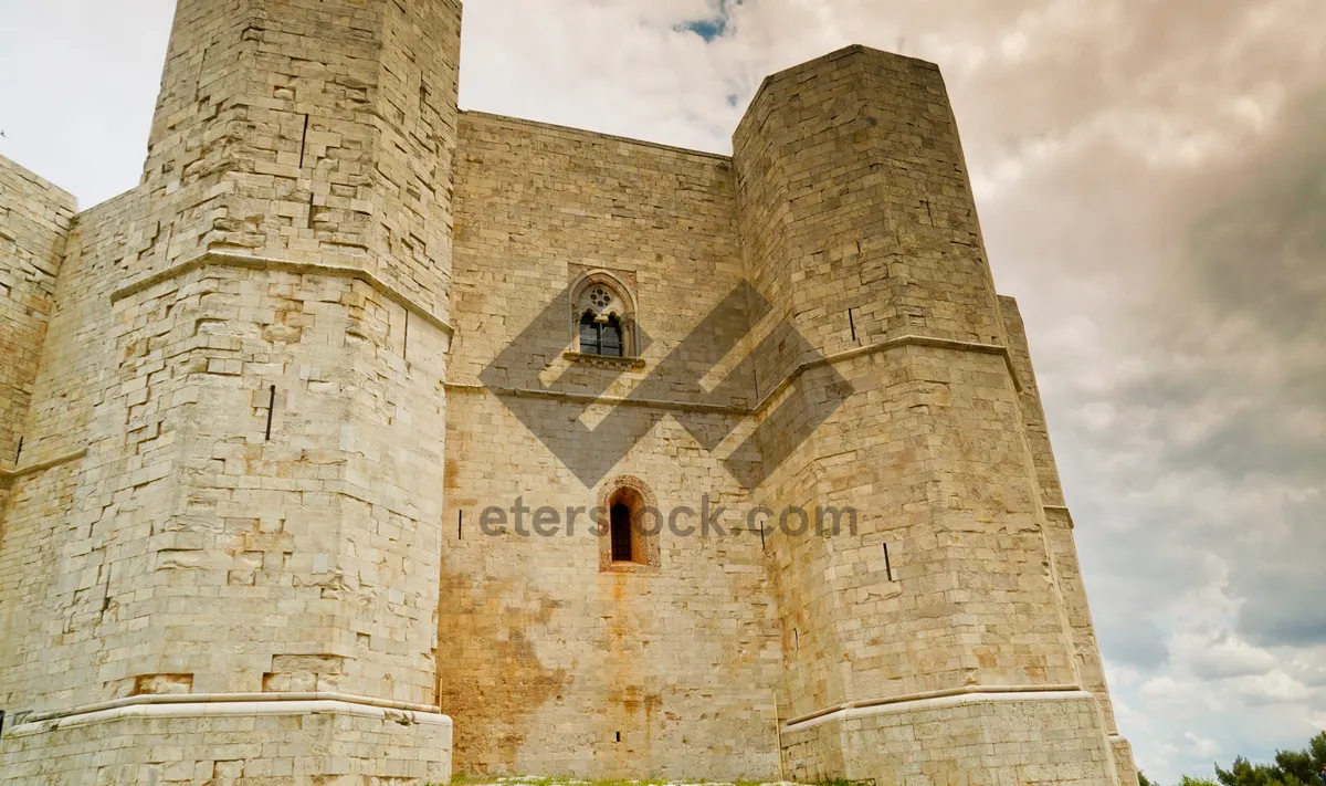 Picture of Ancient Stone Fortress Church - Historical Landmark Tower