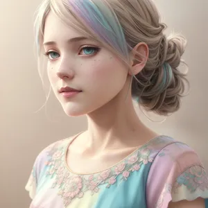 Blonde Beauty with Locks of Style