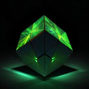 Sparkling Gem: Glass Laser Design