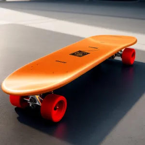 Wheeled Spoiler Device for Skateboard Airfoil