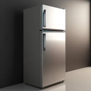 Modern Interior White Refrigerator