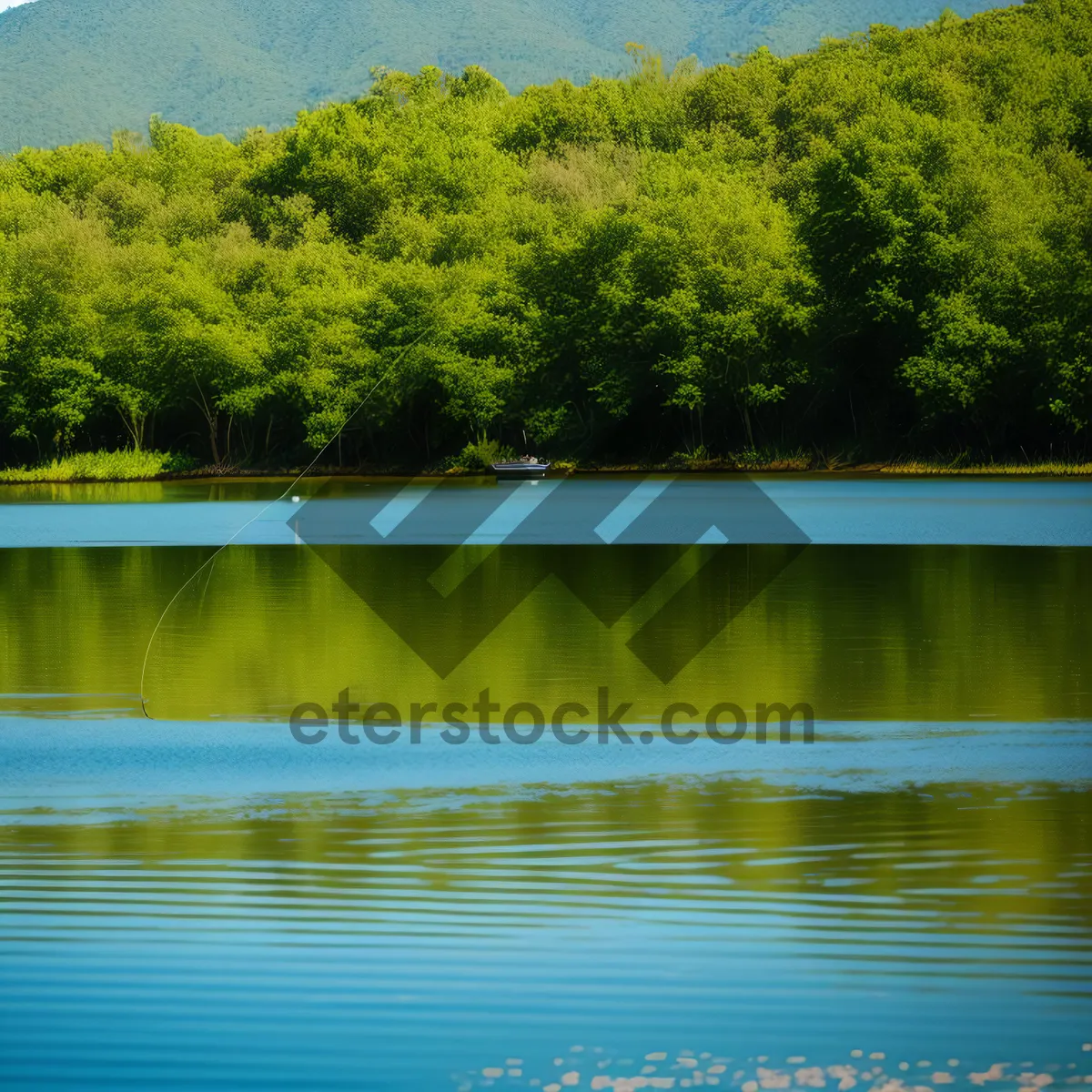 Picture of Tropical Paradise Reflections on Tranquil Beach