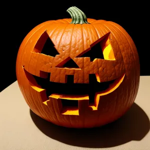 Spooky Halloween Jack-o'-lantern Pumpkin Candle