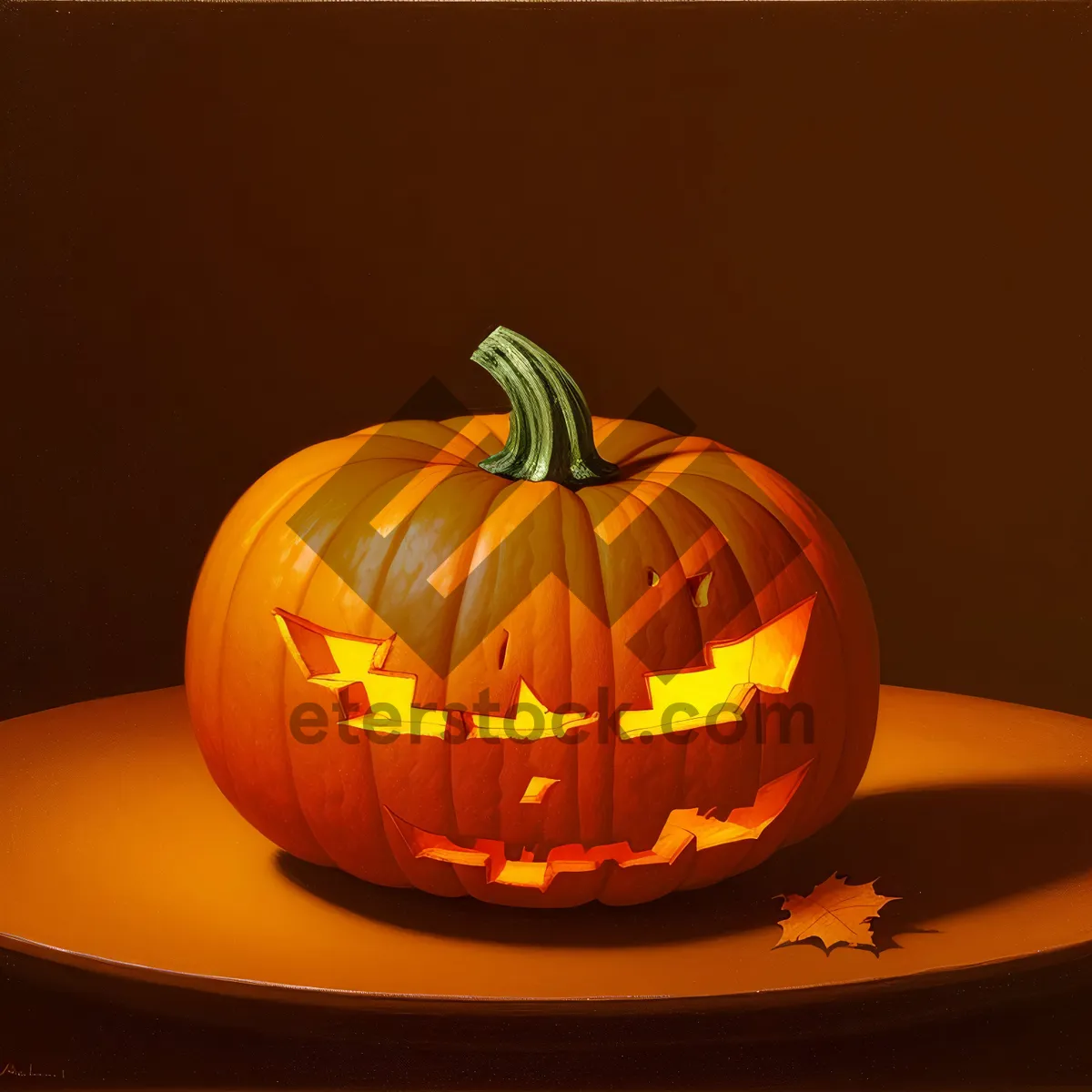 Picture of Autumn Harvest Celebration: Spooky Jack-o'-Lantern Decoration