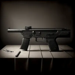 Modern Assault Rifle - Military Weapon for Close Combat