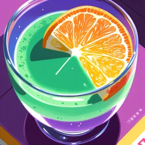 Fruit-filled Citrus Glass Refreshment