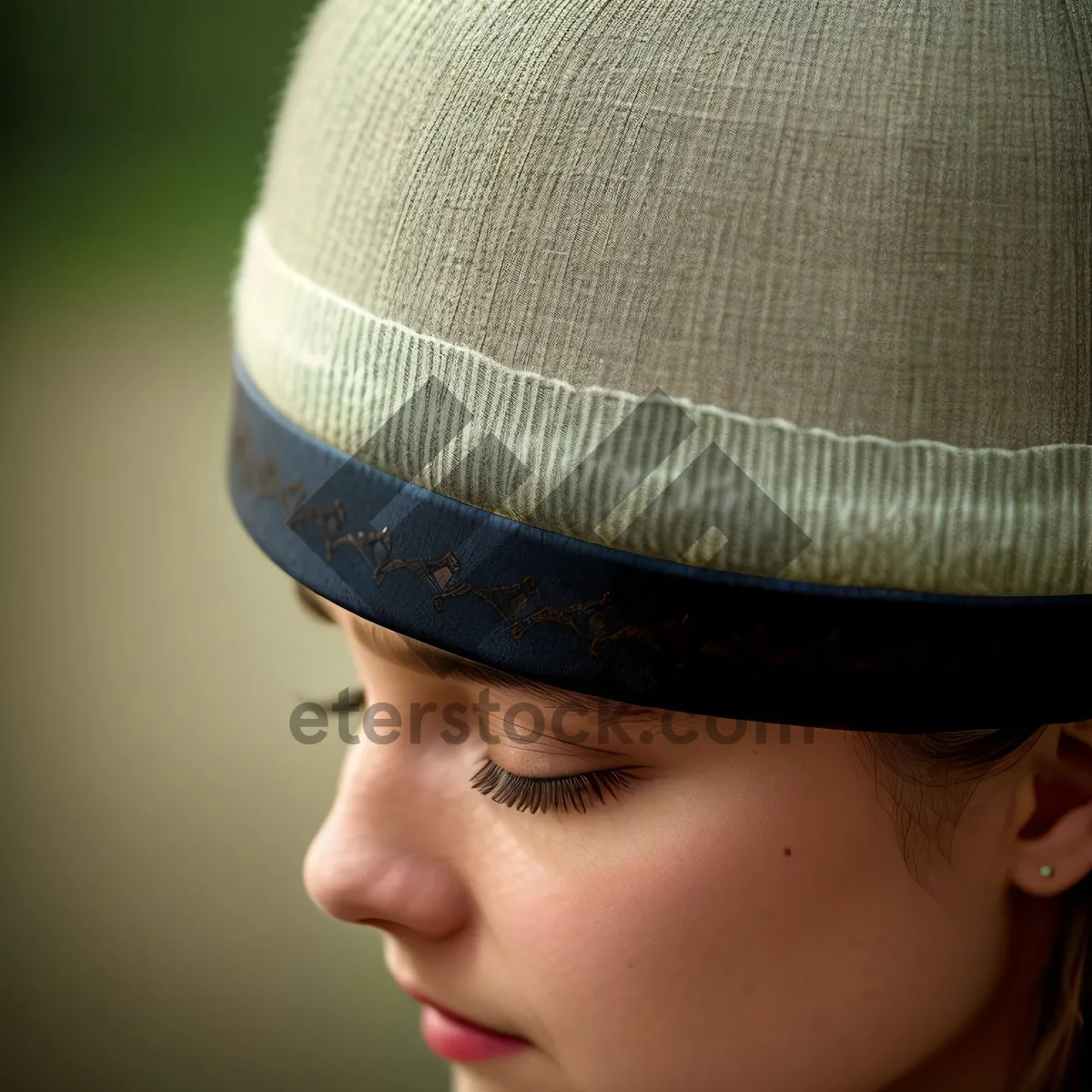 Picture of Stylish Wool Cap Enhancing Attractive Facial Features