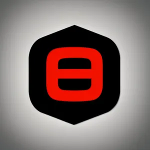 Modern Glossy Square Button Set with Bright Arrows