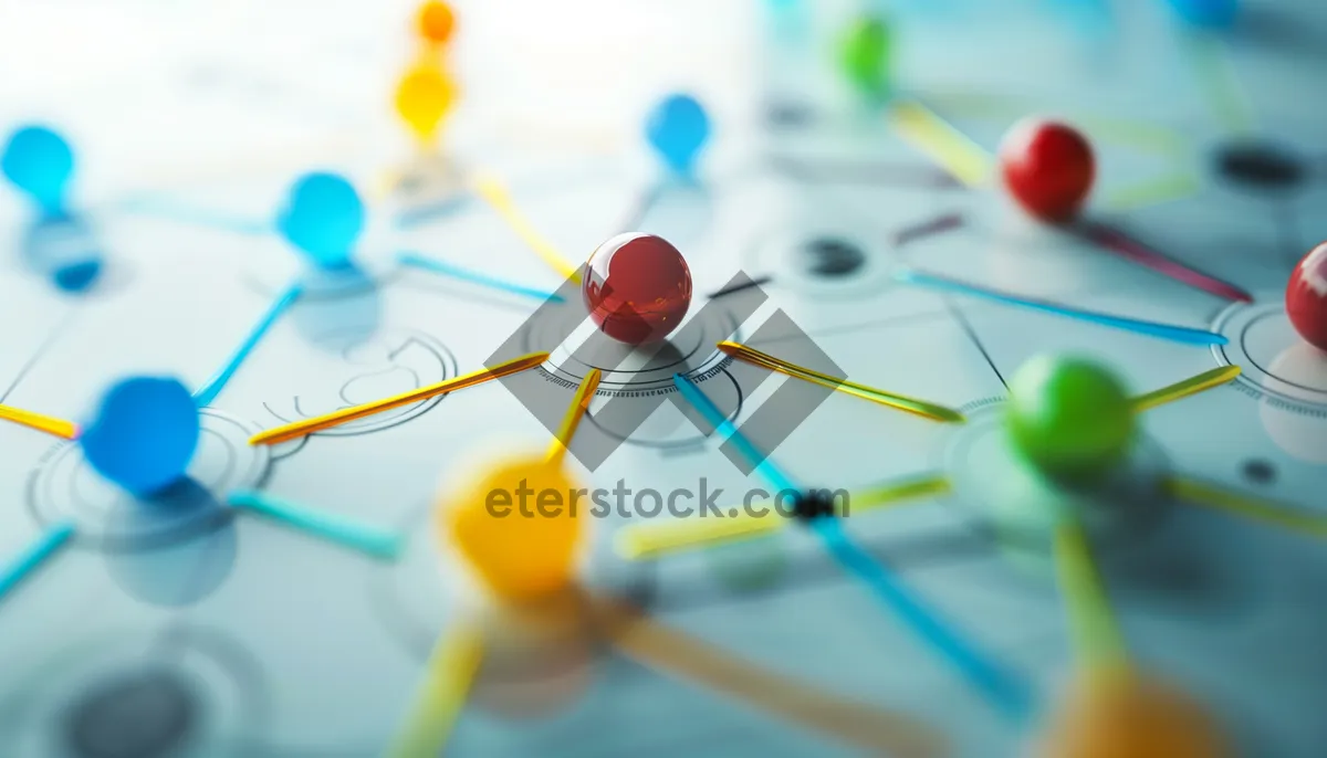 Picture of Chemical compound structure with DNA polymerase enzyme