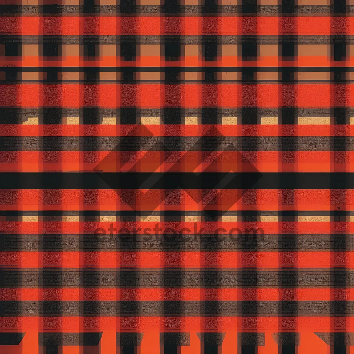 Picture of Colorful Tartan Checkered Fabric Tile Design