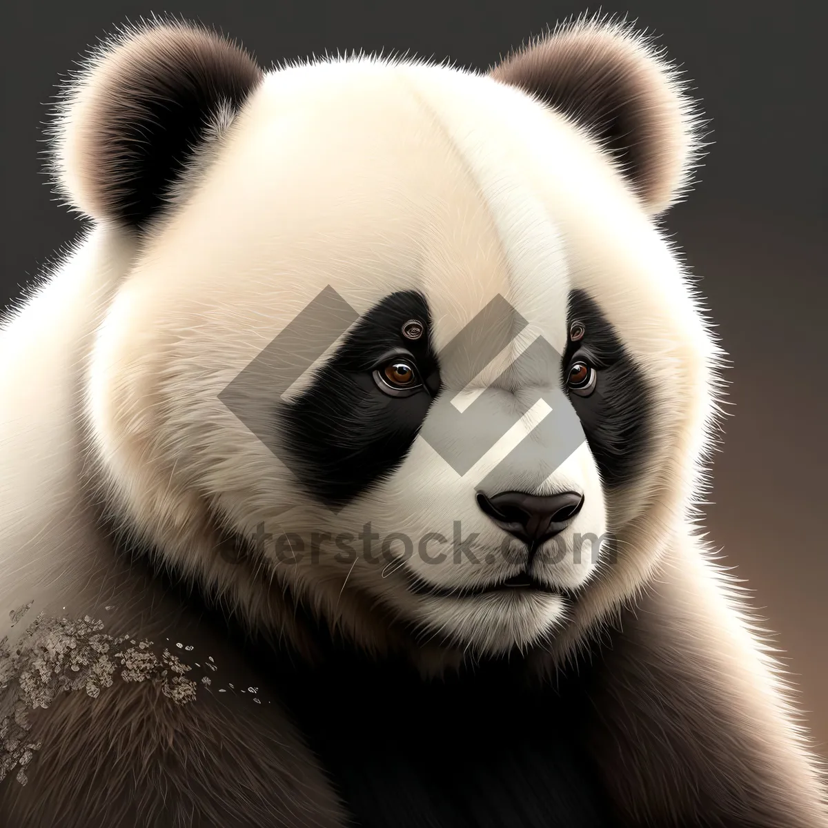 Picture of Adorable Panda Bear with Enchanting Eyes