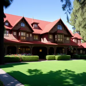 Modern Brick Residence on Golf Course